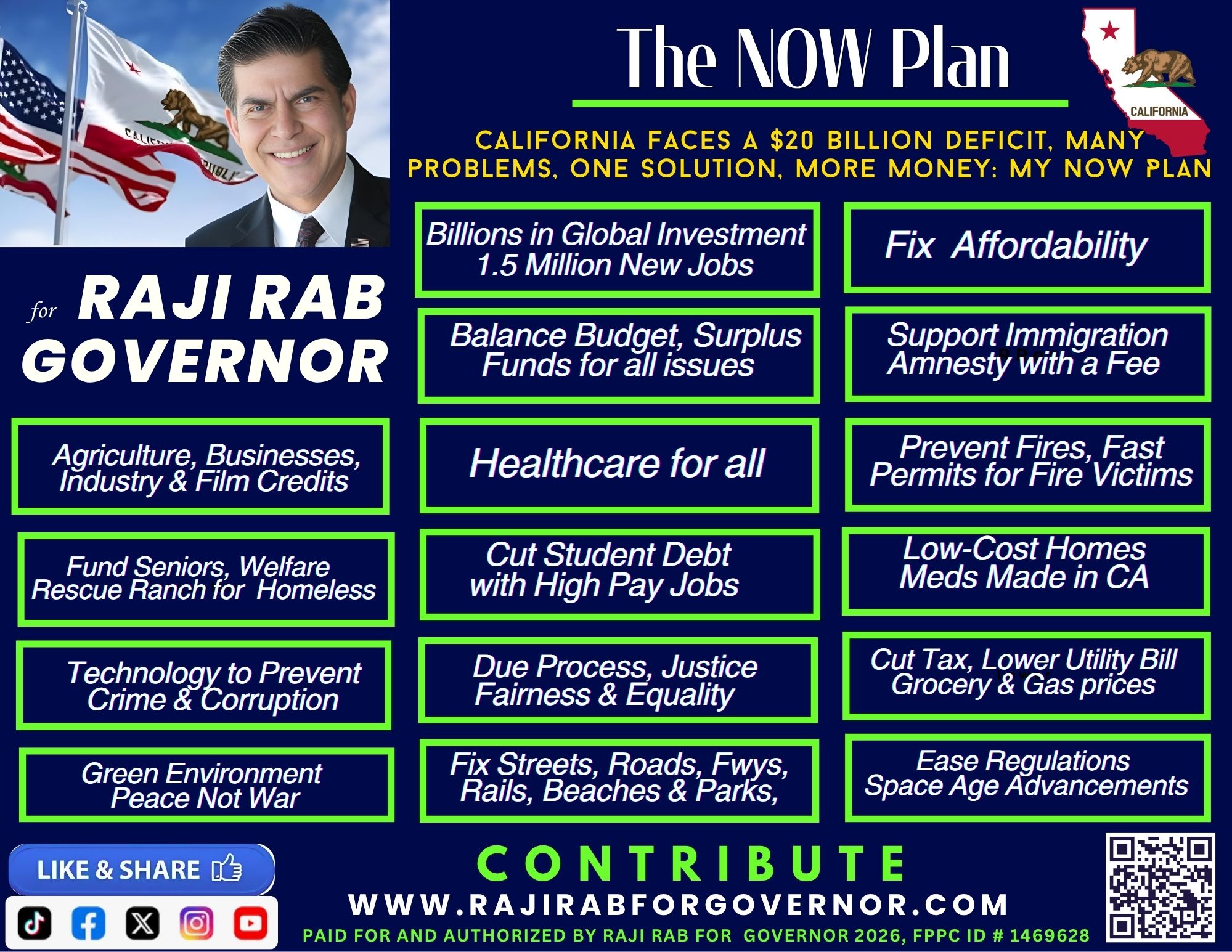 RAJI RAB FOR GOVERNOR CA - THE NOW PLAN (1) RAJI RAB FOR GOVERNOR CA - THE NOW PLAN (1)